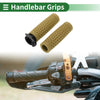 Motorcycle 7/8" 22mm Hand Grips Cover Handlebar TPU Yellow