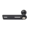 Universal Aluminum Ball Head Base GPS Phone Holder Bracket Clamp Stand Black