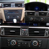 BMW 3 Series E90 E92 E93 Real Carbon Fiber Air Vent Outlet Trim (2005-2012)