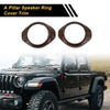 Jeep Wrangler JK JKU A Pillar Speaker Ring Cover Trim (2007-2018)