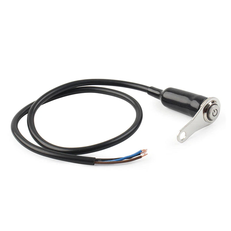 Fog Headlight B LED Switch ON/OFF 7/8" Handlebar Mount Push Button