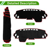 Mitsubishi Delica B34A B35A B37A Dashboard Cover Black Red