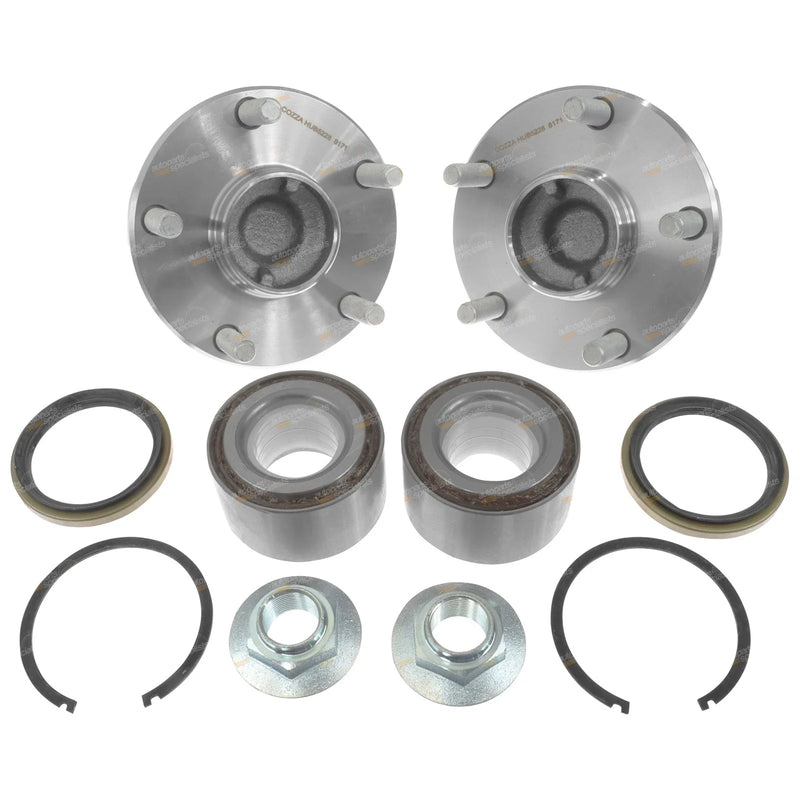 Toyota Hilux GGN15 KUN16 TGN16 2 x Front Axle Wheel Hubs and Bearings