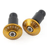 Motorcycle Dirt Bike Gold 7/8'' Handlebar End Cap Plugs