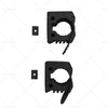 Car Shovel Axe Retainer Holder 25-45mm Rubber Clamps