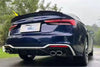 Audi A5 S5 B9 4-Door Rear Boot Glossy Black Spoiler Wing (2017-2022)