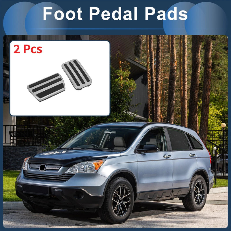 Honda CR-V (2017-2022) Silver Tone Foot Accelerator Pedal Covers