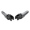 Aprilia RS660, RSV4, Tuono V4 Grey Front Footrests (2021-2023)