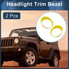 Jeep Wrangler Headlight Trim Bezels (2029)