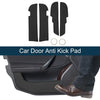 Toyota Prado (2014) - Black Car Door Anti Kick Pad Sticker Protector