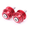 Suzuki GSR750 GSX1300 GSXR600 SV1000 SV650 8mm Swingarm Spools Sliders Red (2011-2019)