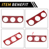 Jeep Wrangler AC Switch Button Control Cover Trim (2011-2023)