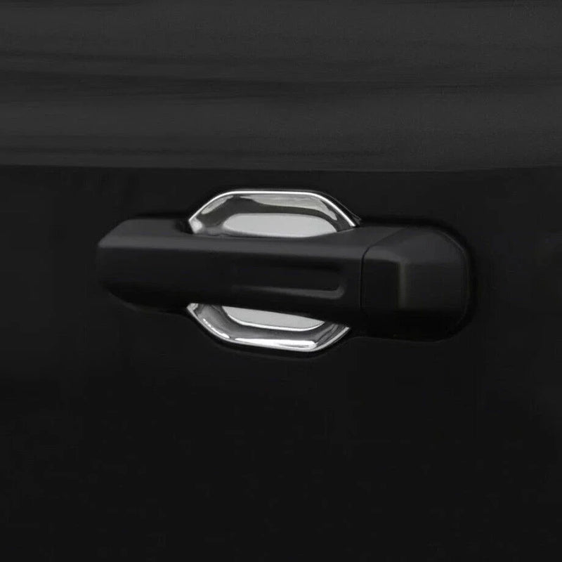 Jeep Gladiator JT / Wrangler JL Door Bowl Cover Trim 4X Chrome Look (2018–2025)