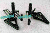 Honda CB400 VTEC (1999-2007) - Black GP Shift Aluminum Rearset Footpegs Kit