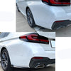 BMW G30 M-Tech (2017-2022) Gloss Black Rear Bumper Side Splitter Cover