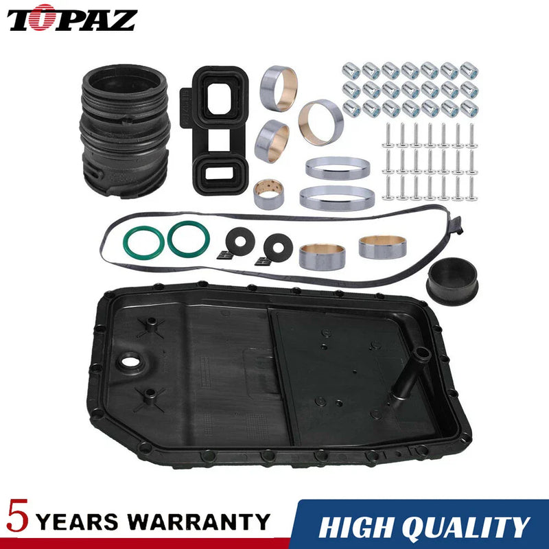 BMW E60 E70 E83 E90 Auto Trans Oil Pan Filter Kit + Gasket (2001-2013)