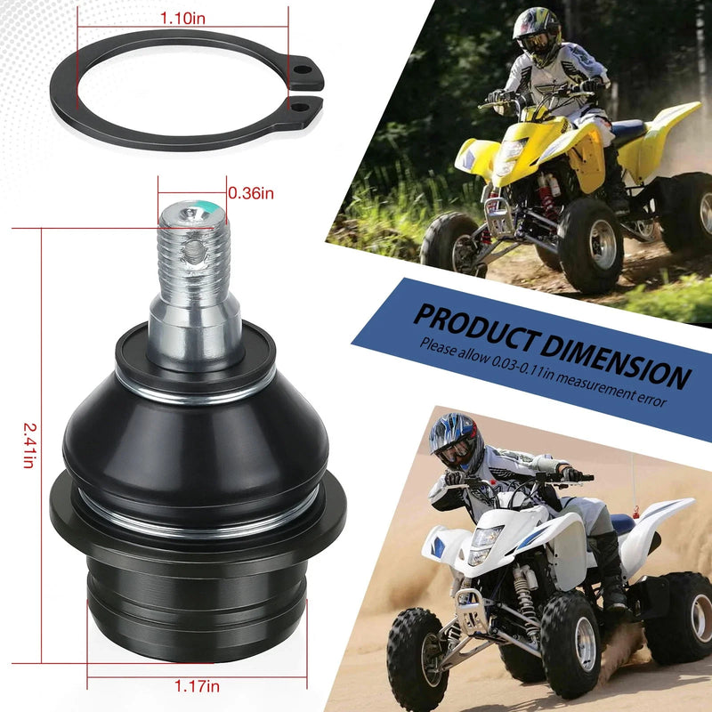 Suzuki KingQuad 750 LTA750X AXi 2 x Front Upper Lower Ball Joint (2008–2023)