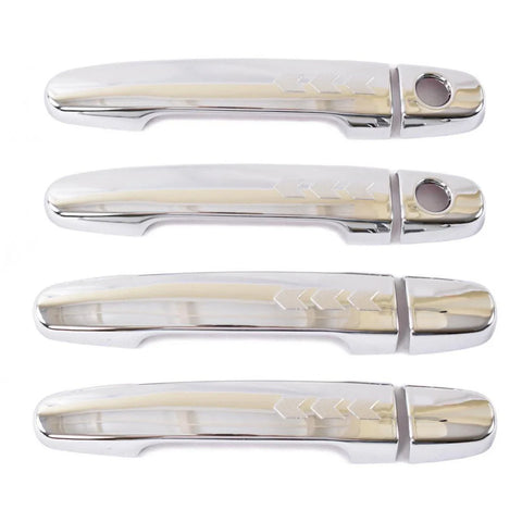 Outer Door Handle Trim Chrome Set 4 Fits Toyota Hilux Vigo SR5 UTE 2005-15 D06