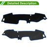 Mazda MX-5 ND RF Miata (2016-2023) Black Blue 1 Set Dashboard Cover Mat