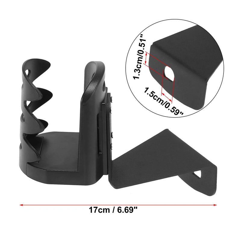 Jeep Wrangler TJ LJ Adjustable Water Drink Cup Mount Holder (1997-2006)