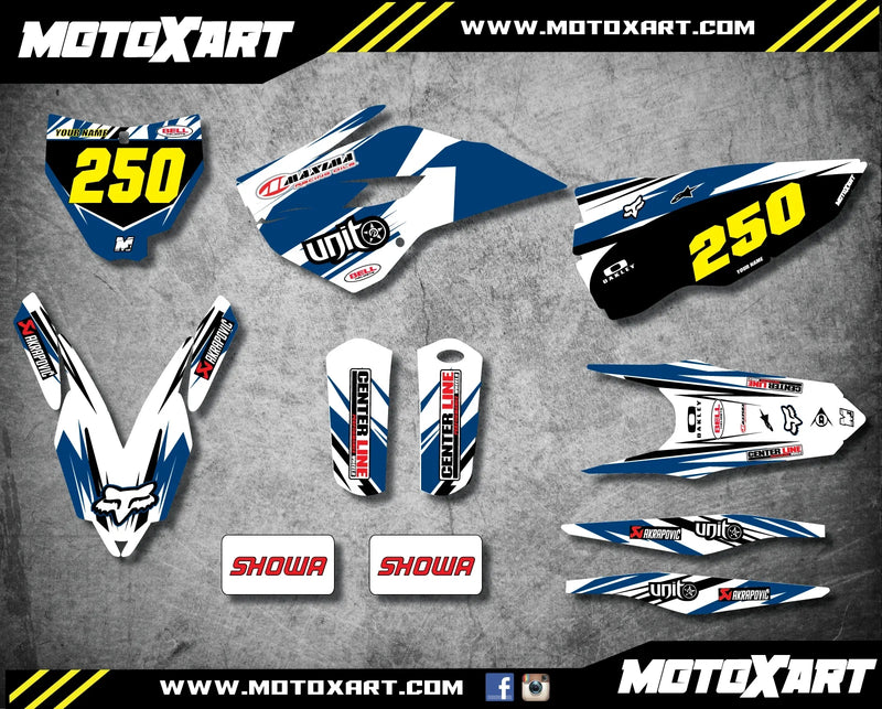 Husqvarna TC 125 250 Custom Graphic Kit DIGGER STYLE (2014-2015)