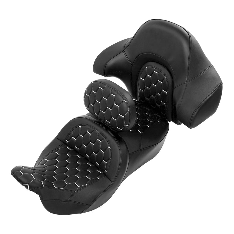 Harley Road Glide Seat & Backrest Pad (2014-2024)