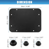Jeep Wrangler Tailgate Vent Spare Tire Carrier Delete Plate (2007-2018)