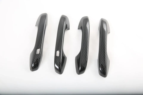 Kia Sorento ABS Carbon Fiber Door Handle Smart Keyhole Cover Trim (2021-2023)