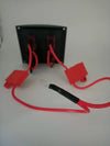 Boat Switch Gray Panel 3 Switch USB 12V with 28 Labels