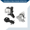 Honda Civic 1.8L Engine Motor Trans Mount Set (2012-2014)