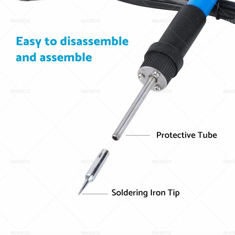 Electronics AU 15-in-1 Soldering Iron Kit 60W Adjustable Temperature Tool
