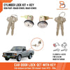 Nissan Datsun 720 Pickup Door Lock Cylinders Set with Keys (73-86)