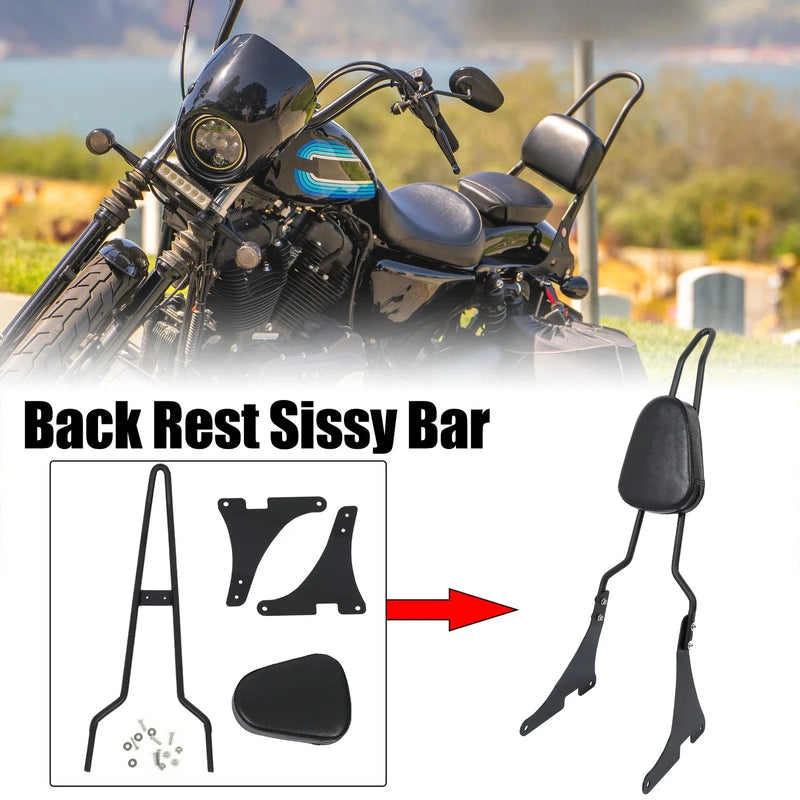 Harley Davidson Dyna Rear Seat Back Rest Sissy Bar (2008–2017)