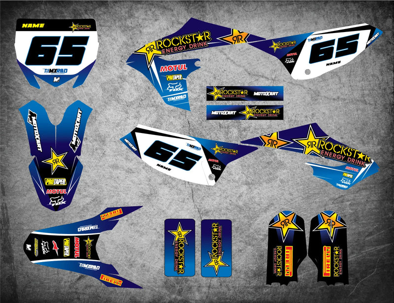 Yamaha YZ 65 Custom Graphics Decals (2015-2023)