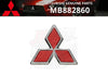 Mitsubishi Emblem Genuine Triple RedDiamond