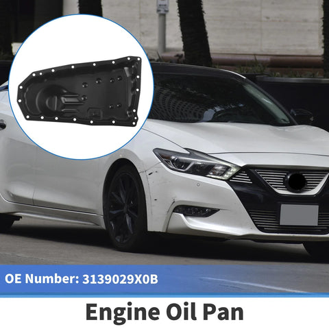 Nissan Altima 2017-2018 Aluminum Alloy Black Engine Oil Pan