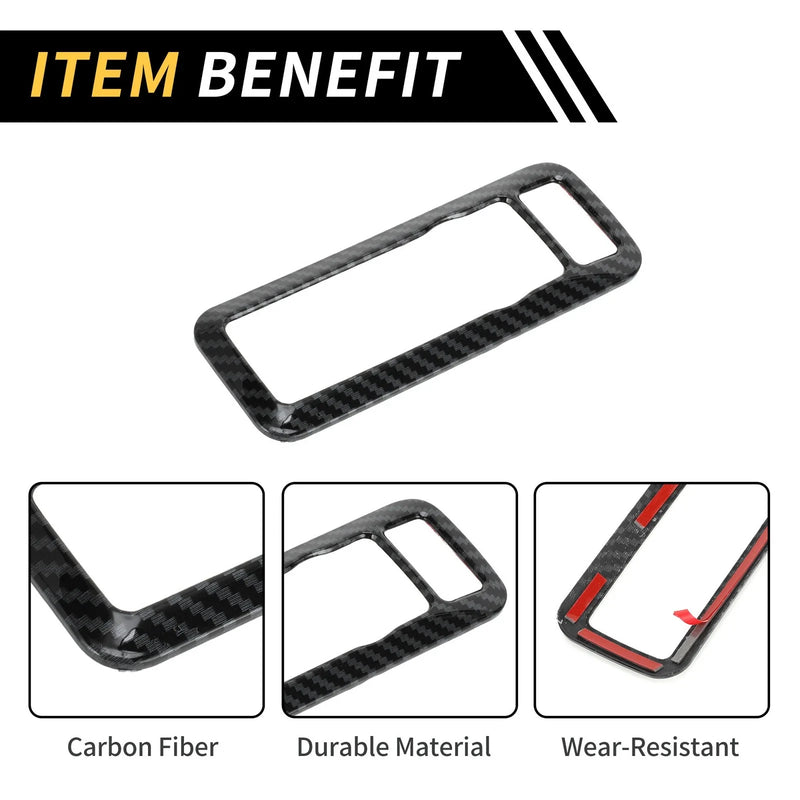 Ford Maverick Carbon Fiber Headlight Switch Button Panel Cover (2022-2024)