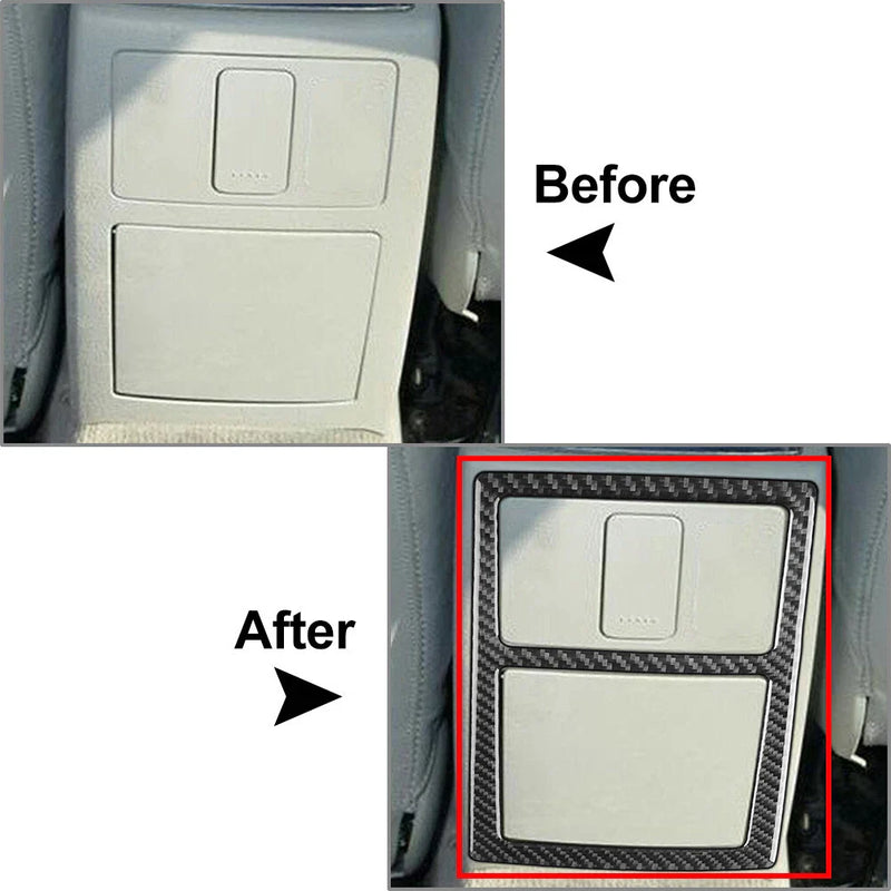 Volkswagen Passat B5 (2001-2005) Black Rear Console Panel Cover Trim