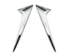 Mazda CX-30 (2020-2023) 2 x pcs Chrome Rear Window Spoiler Side Cover Trim