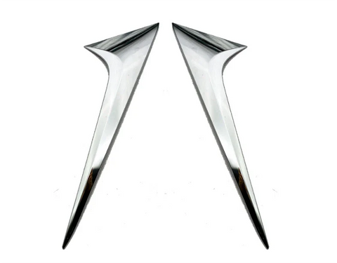 Mazda CX-30 (2020-2023) 2 x pcs Chrome Rear Window Spoiler Side Cover Trim