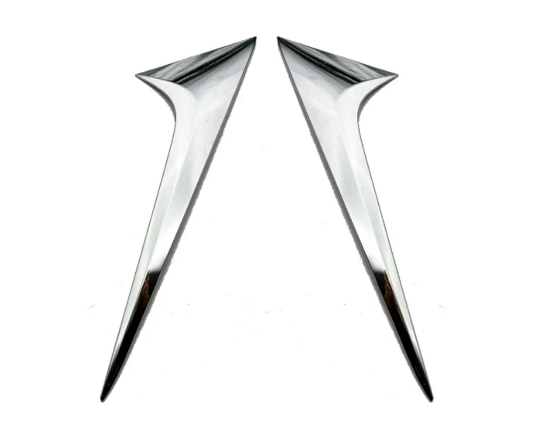 Mazda CX-30 (2020-2023) 2 x pcs Chrome Rear Window Spoiler Side Cover Trim