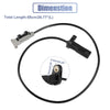Jeep Black ABS Wheel Speed Sensor (No.56044146AB)