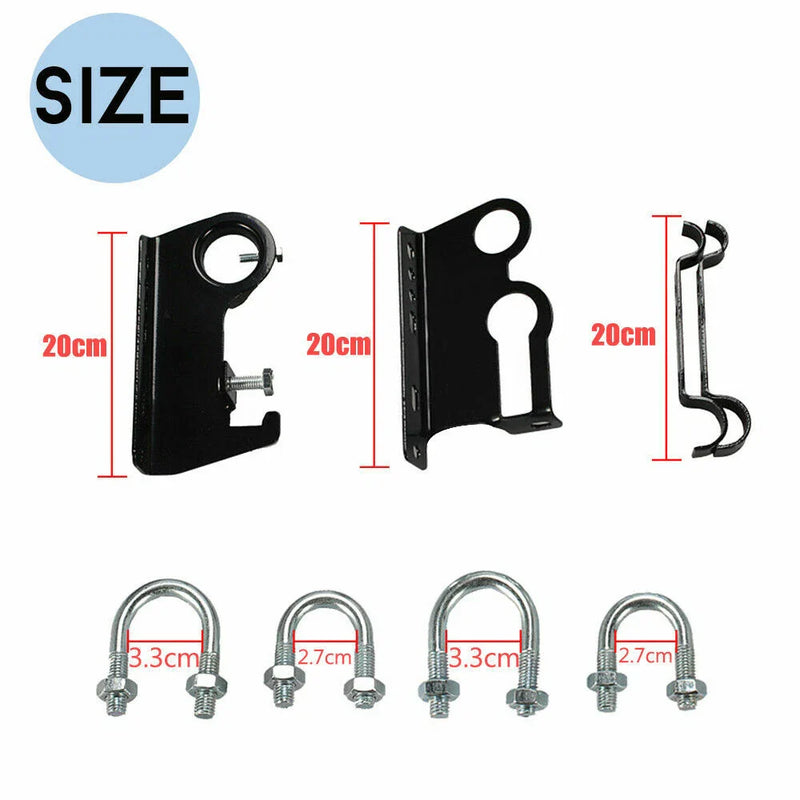 4x4 Offroad Roof Rack Hi Lift Jack & Shovel Holder