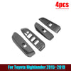Toyota Highlander Carbon Fiber Window Lift Panel Trim (2015–2019)