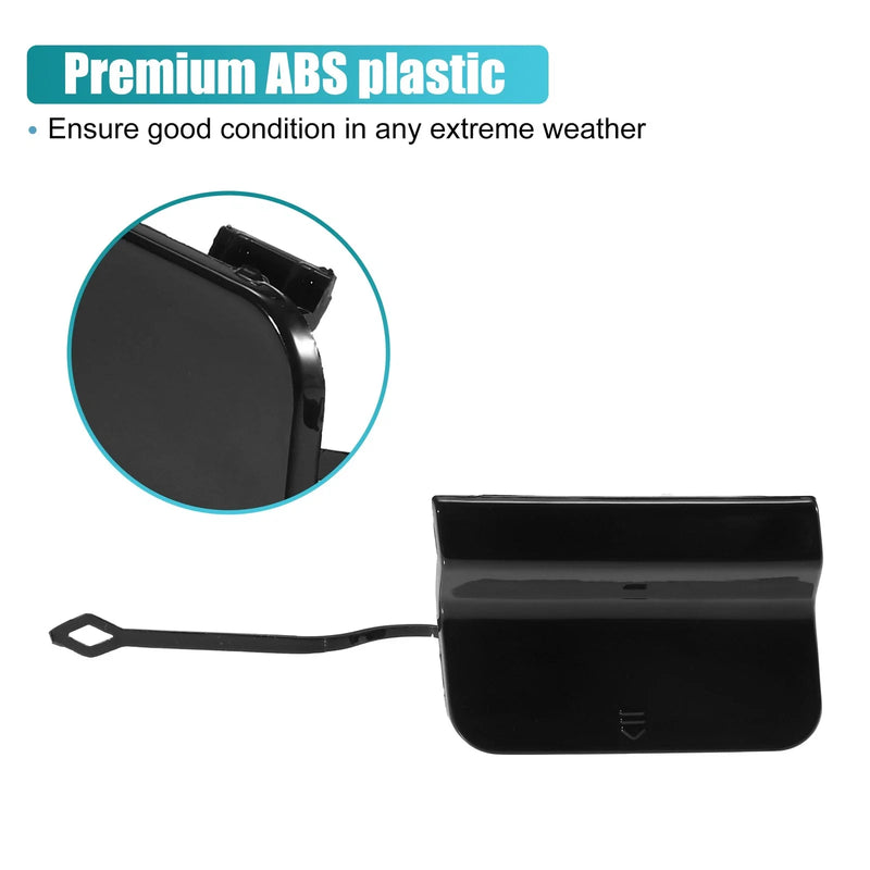 Mercedes Benz C-Class (2012-2015) Black Rear Bumper Tow Hook Cover