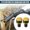Motorcycle 2 x Front 18-20mm Handlebar End Plugs