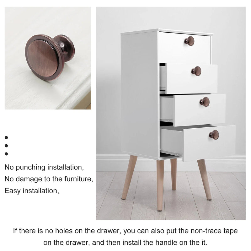 Dresser Drawers 4 x Kitchen Cabinet Knobs Drawer Handles