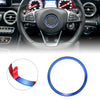 Mercedes Benz C Class C200L E300L GLA220 Blue Steering Wheel Ring Cover Trim
