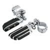 Harley Street Glide 4x Chrome Adjustable Footpeg Clamps 22mm 25mm 32mm 35mm