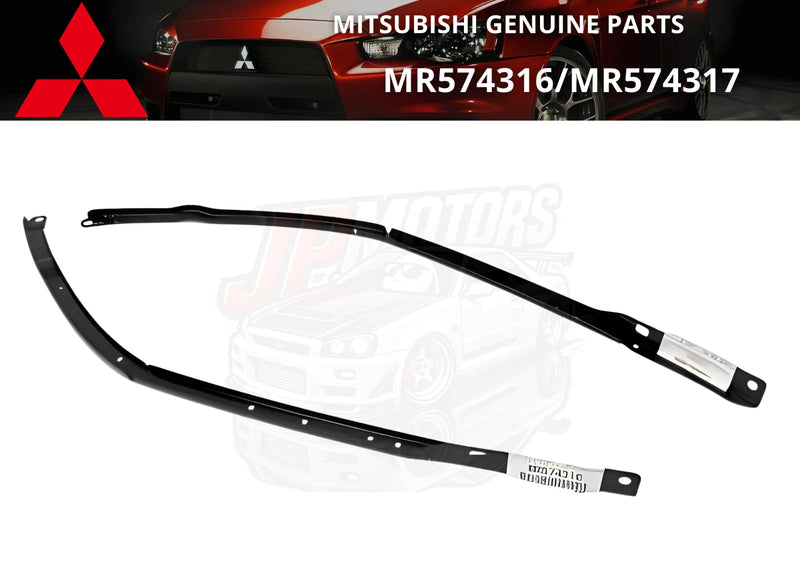 Mitsubishi Evo 2 x Front Bumper Upper Plate L&R (2001–2007)